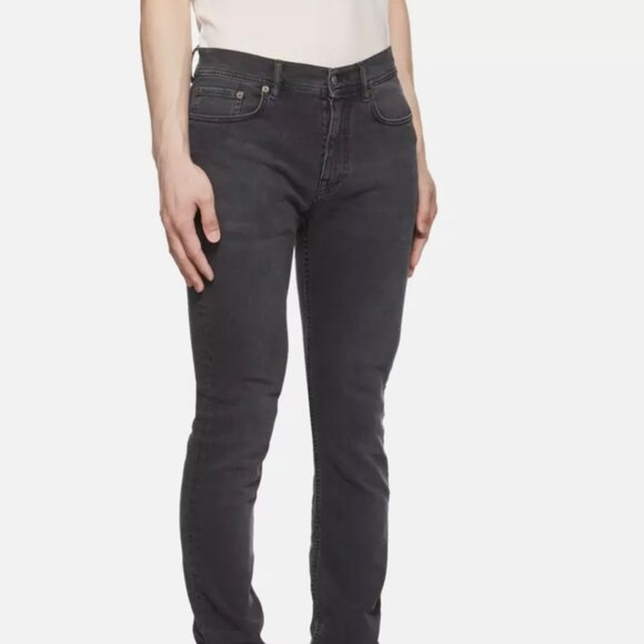 Acne Studios Max Used Black Denim Jeans Men's 31 x 32